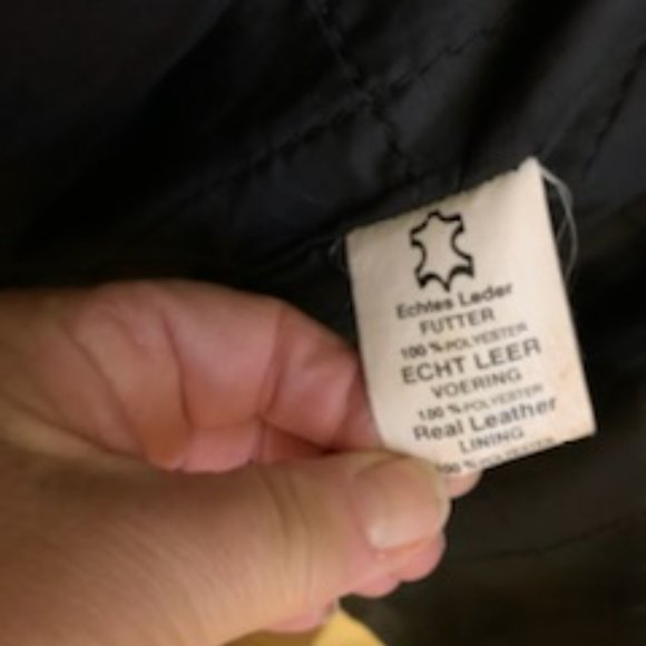 Vintage Moto Black Leather Jacket from The Antique Boutique - Picture 14 of 14